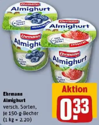 REWE Ehrmann Almighurt Angebot