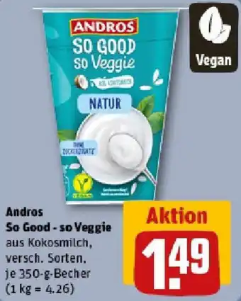 REWE Andros So Good - so Veggie Angebot