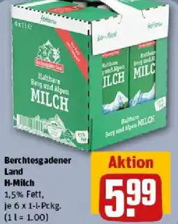 REWE Berchtesgadener Land H-Milch Angebot