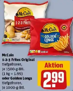 REWE McCain 1-2-3 Frites Original oder Golden Longs Angebot