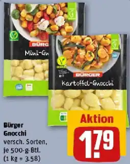 REWE Bürger Gnocchi Angebot