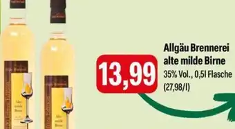 Feneberg Allgäu Brennerei alte milde Birne Angebot
