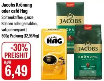 Feneberg Jacobs Krönung oder café Hag Angebot