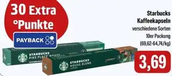 Feneberg Starbucks Kaffeekapseln Angebot