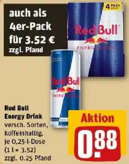 REWE Red Bull Energy Drink Angebot