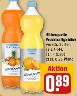 REWE Silberquelle Fruchtsaftgetränk Angebot