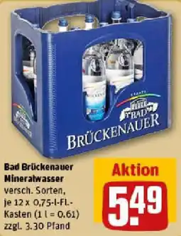 REWE Bad Brückenauer Mineralwasser Angebot