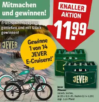 REWE Jever Pilsener Angebot