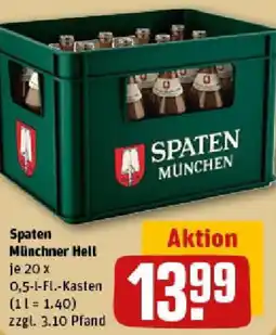 REWE Spaten Münchner Hell Angebot