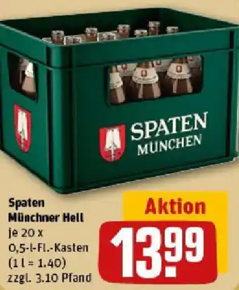 REWE Spaten Münchner Hell Angebot