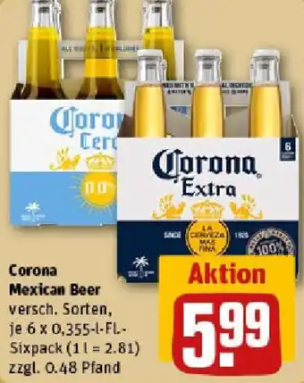 REWE Corona Mexican Beer Angebot