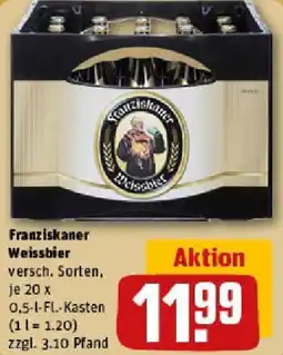 REWE Franziskaner Weissbier Angebot