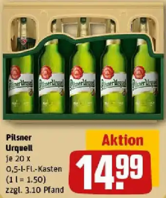 REWE Pilsner Urquell Angebot