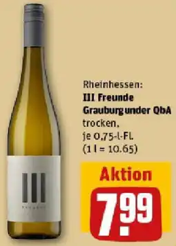 REWE III Freunde Grauburgunder QbA Angebot
