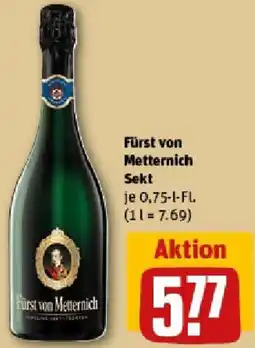 REWE Fürst von Metternich Sekt Angebot