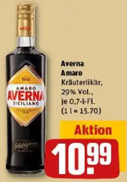 REWE Averna Amaro Kräuterlikör Angebot