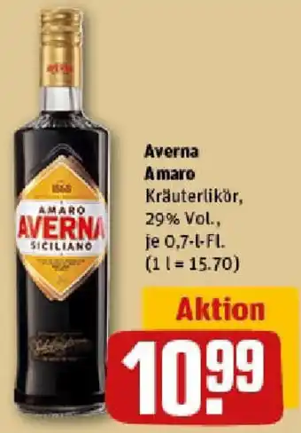 REWE Averna Amaro Kräuterlikör Angebot