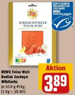 REWE REWE Feine Welt Kodiak Sockeye Wildlachs Angebot