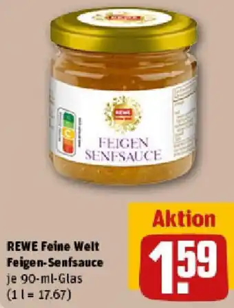 REWE REWE Feine Welt Feigen-Senfsauce Angebot