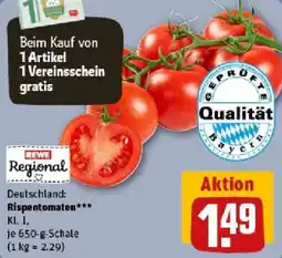 REWE Rispentomaten Angebot