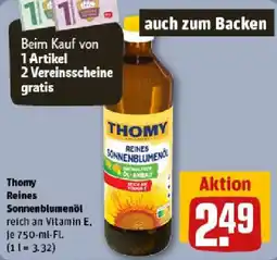 REWE Thomy Reines Sonnenblumenöl Angebot