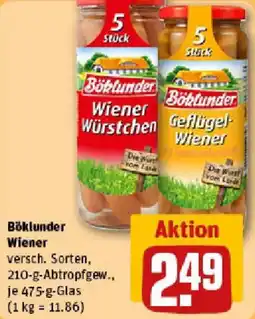 REWE Böklunder Wiener Angebot