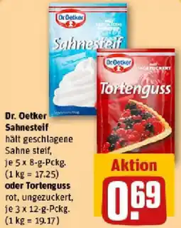 REWE Dr. Oetker Sahnesteif oder Tortenguss Angebot
