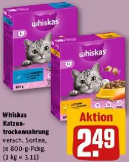 REWE Whiskas Katzentrockennahrung Angebot