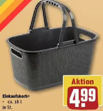REWE Einkaufskorb Angebot