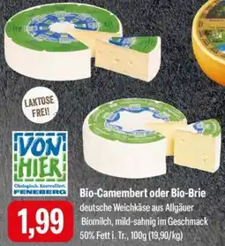 Feneberg VON HIER Bio-Camembert oder Bio-Brie Angebot
