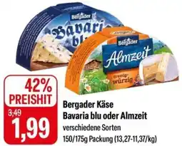 Feneberg Bergader Käse Bavaria blu oder Almzeit Angebot
