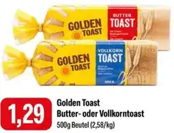 Feneberg Golden Toast Butter- oder Vollkorntoast Angebot