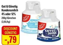 Feneberg Gut & Günstig Kondensmilch Angebot