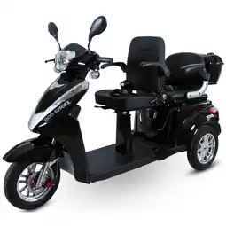 Netto Marken-Discount ECO ENGEL 503, Zweisitzer Senioren- / Elektromobil, 25 km/h mit Li-io 30 AH Akku, Schwarz Angebot