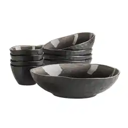 Netto Marken-Discount Mäser Schüssel-Set, Keramik Niara Organic Braun / Schwarz Angebot