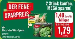 Feneberg Iglo Blatt- oder Würz-Spinat Angebot
