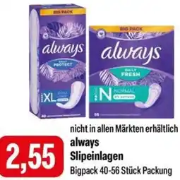 Feneberg always Slipeinlagen Angebot