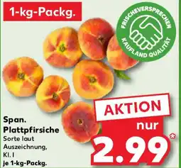 Kaufland Span. Plattpfirsiche Angebot