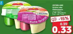Kaufland OSTERLAND Grütze oder Götterspeise Angebot