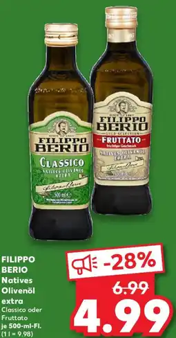 Kaufland FILIPPO BERIO Natives Olivenöl extra Angebot