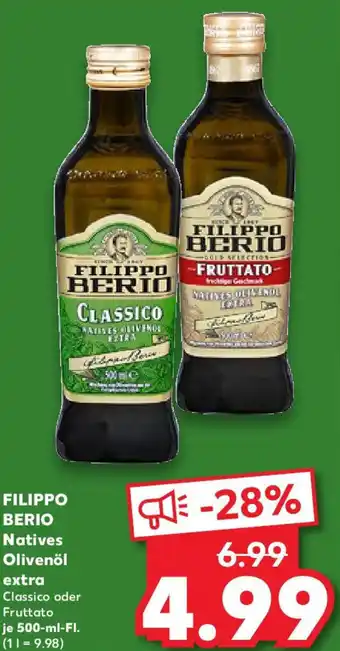 Kaufland FILIPPO BERIO Natives Olivenöl extra Angebot