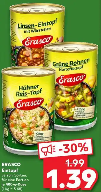 Kaufland ERASCO Eintopf Angebot