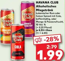 Kaufland HAVANA CLUB Alkoholisches Mixgetränk Angebot
