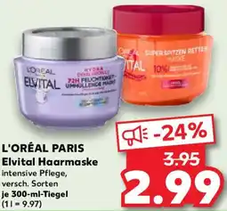 Kaufland L'ORÉAL PARIS Elvital Haarmaske Angebot
