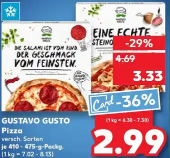 Kaufland GUSTAVO GUSTO Pizza Angebot