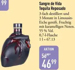 Galeria Markthalle Sangre de Vida Tequila Reposado Angebot
