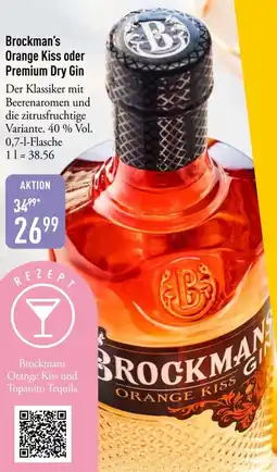 Galeria Markthalle Brockman's Orange Kiss oder Premium Dry Gin Angebot