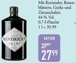 Galeria Markthalle Hendrick's Gin Angebot