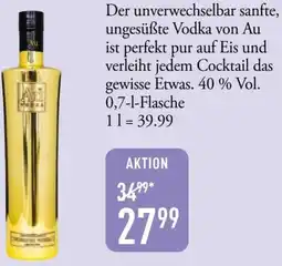 Galeria Markthalle AU Vodka Angebot
