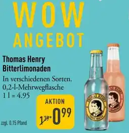 Galeria Markthalle Thomas Henry Bitterlimonaden Angebot